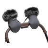Bair Northmuff - рукавицы на коляску с мехом (до -25 °C) • Smoke Graphite (681789)