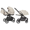 Carrello Epica 2026 CRL-8510 NC - дитяча коляска 2 в 1, універсальний візок, реверсивний блок, глибокий капюшон з додатковою секцією • Almond Beige