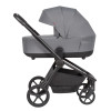 Carrello Epica 2026 CRL-8510 NC - дитяча коляска 2 в 1, універсальний візок, реверсивний блок, глибокий капюшон з додатковою секцією • Iron Grey