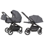 Carrello Epica 2026 CRL-8510 NC - дитяча коляска 2 в 1, універсальний візок, реверсивний блок, глибокий капюшон з додатковою секцією • Space Grey Carrello Epica 2026 CRL-8510 NC - дитяча коляска 2 в 1, універсальний візок, реверсивний блок, глибокий капюшон з додатковою секцією • Space Grey