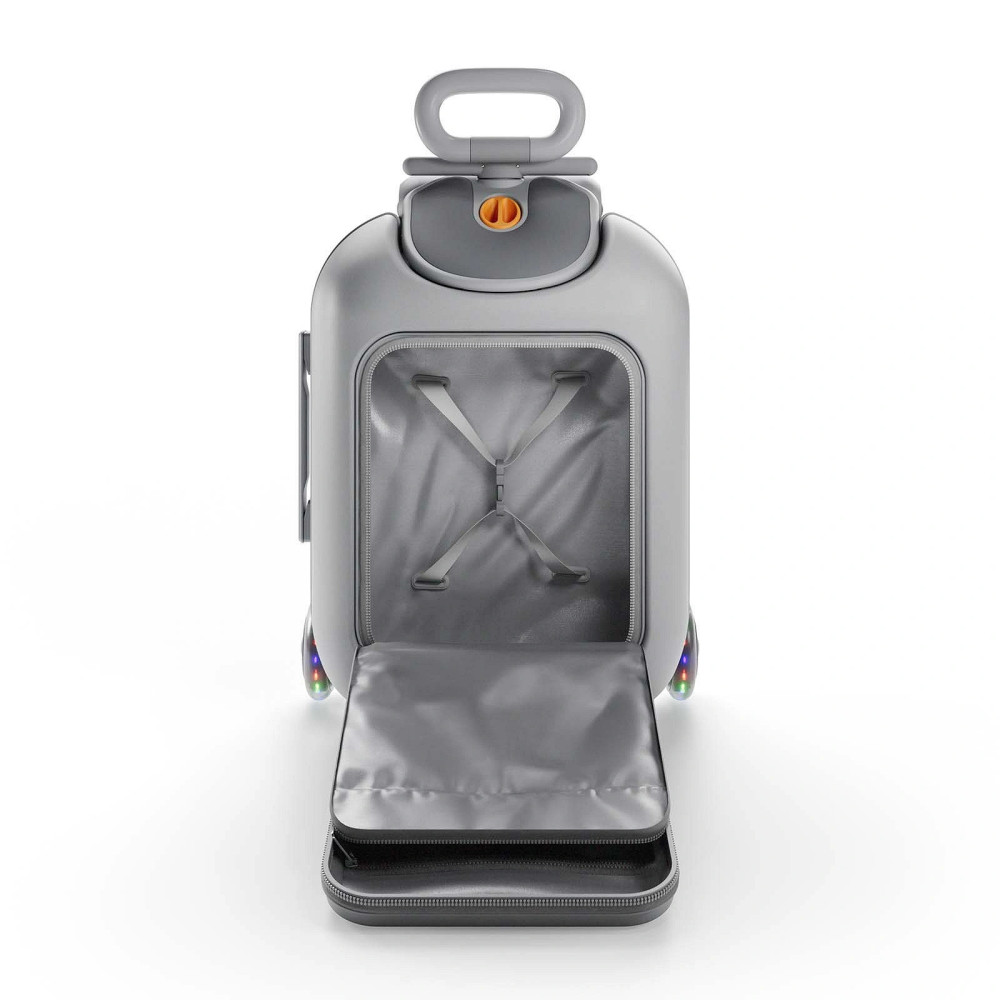 Kinderkraft Cabby - детский чемодан-каталка • Grey (KACABB00GRY0000)