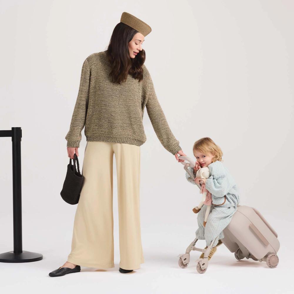 Kinderkraft Cabby - детский чемодан-каталка • Grey (KACABB00GRY0000)