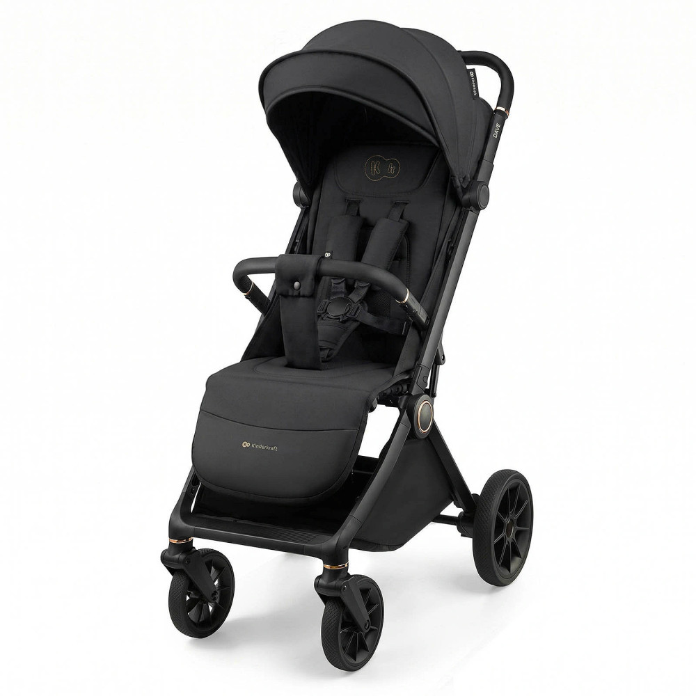 Kinderkraft Dave - прогулянкова коляска • Venezian Black (KSDAVE00BLK0000)