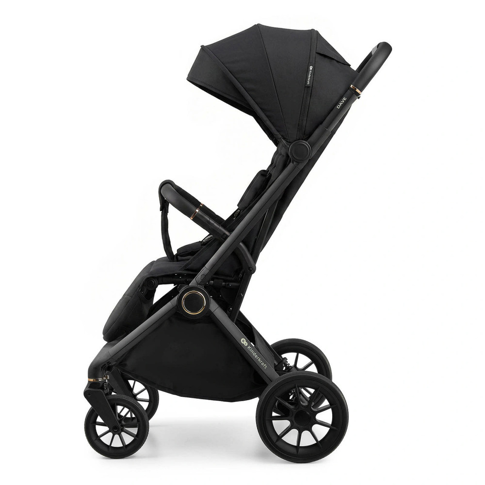 Kinderkraft Dave - прогулянкова коляска • Venezian Black (KSDAVE00BLK0000)