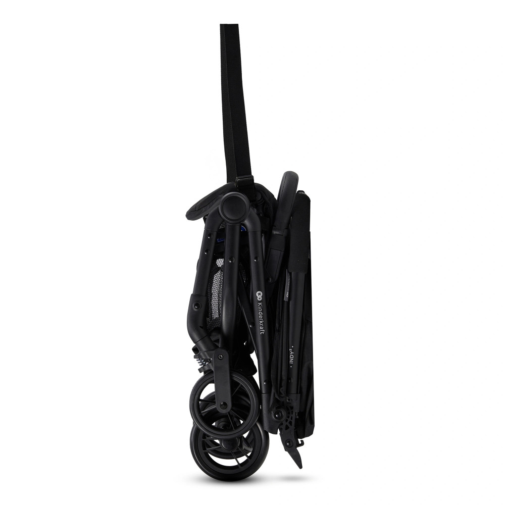 Kinderkraft Indy 3 - прогулянкова коляска • Cool Black (KSINDY03BLK0000)