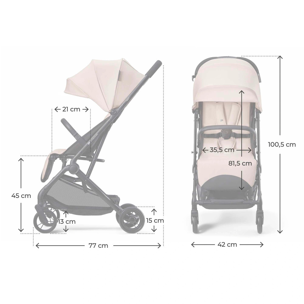 Kinderkraft Indy 3 - прогулочная коляска • Misty Beige (KSINDY03BEG0000) Kinderkraft Indy 3 - прогулочная коляска • Misty Beige (KSINDY03BEG0000)