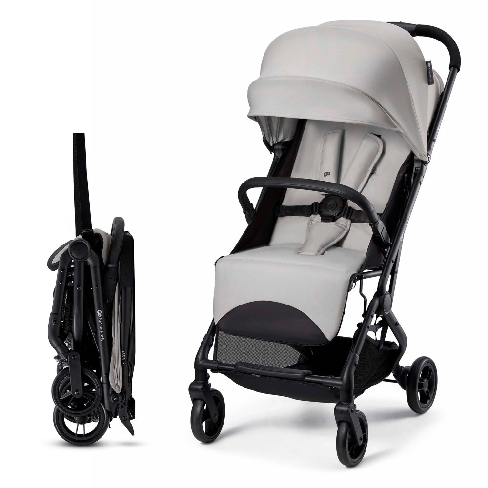 Kinderkraft Indy 3 - прогулочная коляска • Urban Grey (KSINDY03GRY0000)