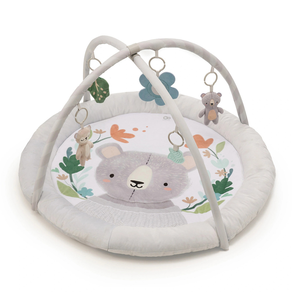 Kinderkraft Cozyplay - развивающий коврик • Light Grey (KPCOZY00LGR0000)