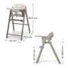 Kinderkraft Tino - стульчик для кормления • Beige (KHTINO00BEG0000)
