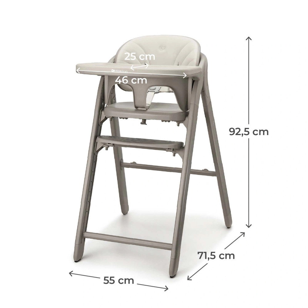 Kinderkraft Tino - стульчик для кормления • Beige (KHTINO00BEG0000) Kinderkraft Tino - стульчик для кормления • Beige (KHTINO00BEG0000)
