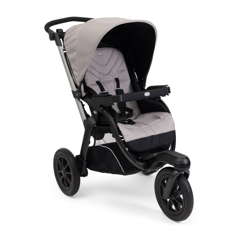 Chicco Activ3 New - триколісна коляска 2 в 1 з легкою люлькою і великими колесами • Nut Chicco Activ3 New - триколісна коляска 2 в 1 з легкою люлькою і великими колесами • Nut