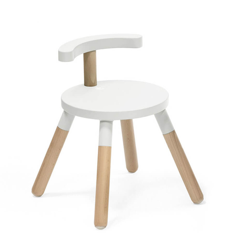 Stokke MuTable V2 Chair - дитячий стілець зі знімною спинкою • White