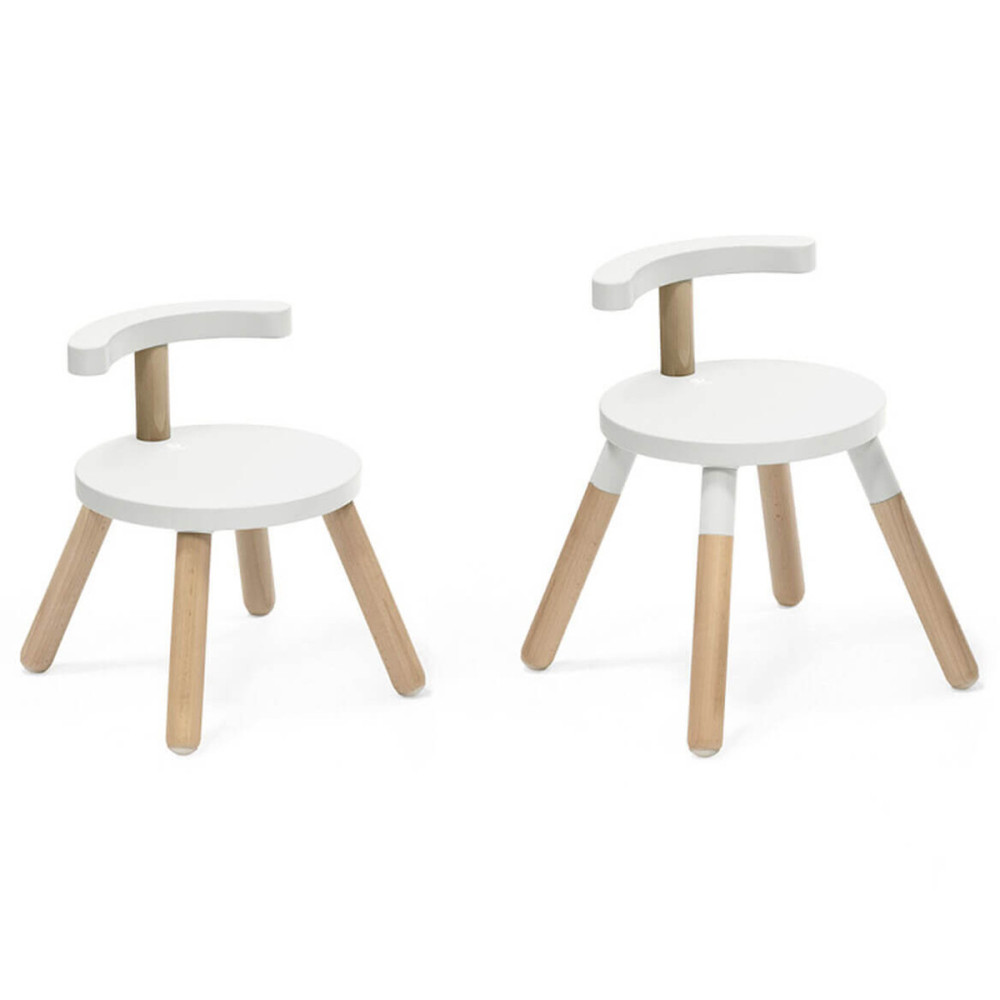 Stokke MuTable V2 Chair - дитячий стілець зі знімною спинкою • White