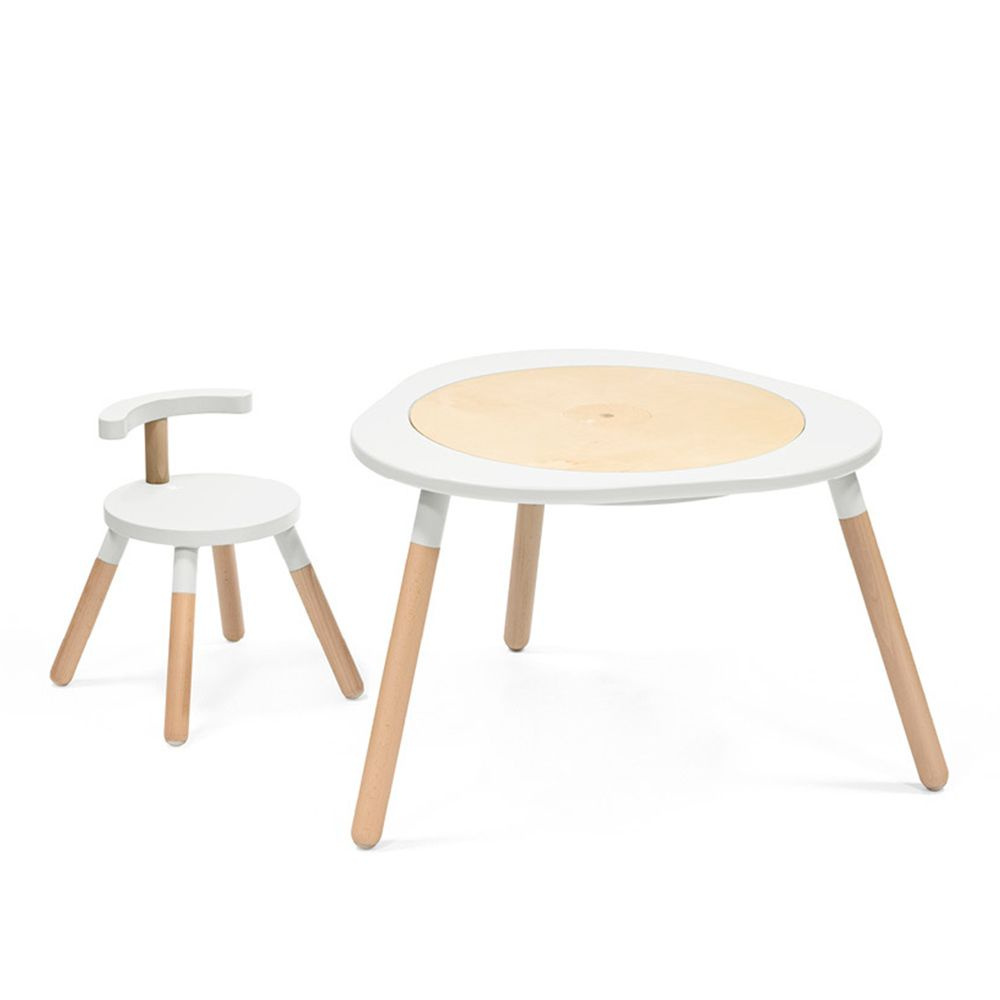 Stokke MuTable V2 Chair - дитячий стілець зі знімною спинкою • White