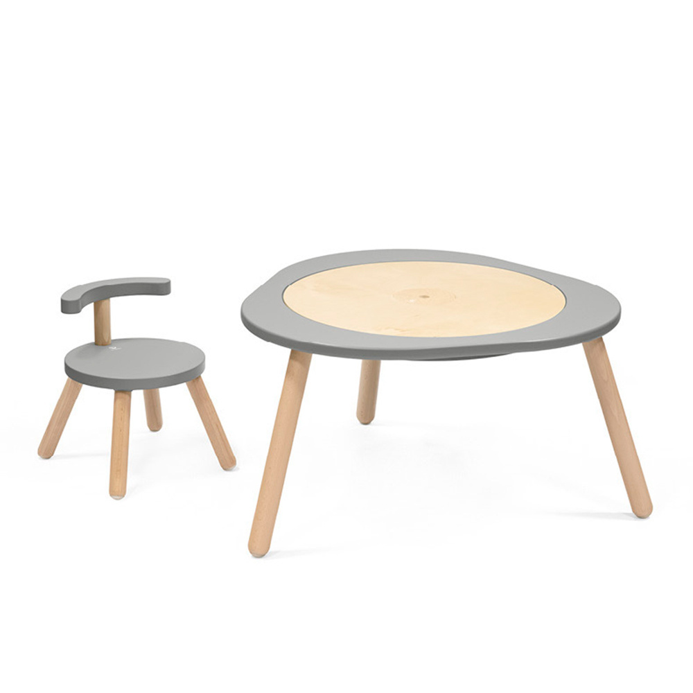 Stokke MuTable V2 - ігровий багатофункціональний столик з регульованою висотою • Storm Grey