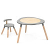 Stokke MuTable V2 - ігровий багатофункціональний столик з регульованою висотою • Storm Grey