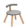 Stokke MuTable V2 Chair - дитячий стілець зі знімною спинкою • Storm Grey