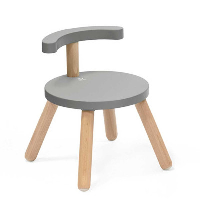 Stokke MuTable V2 Chair - дитячий стілець зі знімною спинкою • Storm Grey