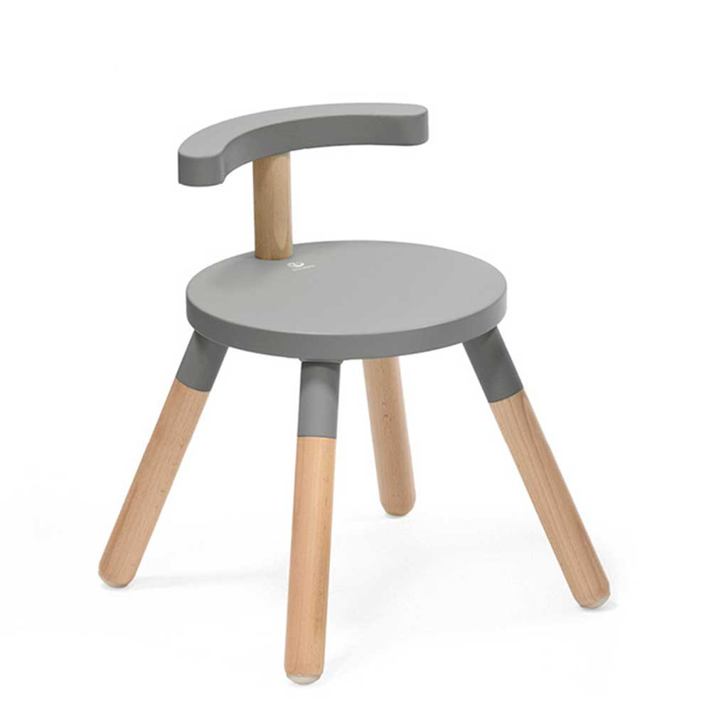 Stokke MuTable V2 Chair - дитячий стілець зі знімною спинкою • Storm Grey
