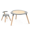 Stokke MuTable V2 Chair - дитячий стілець зі знімною спинкою • Storm Grey