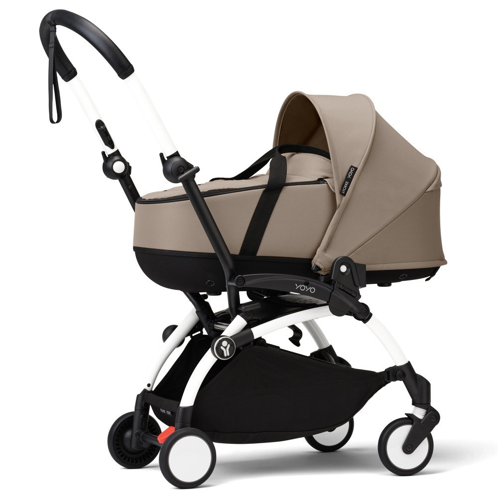 Stokke YOYO Newborn Shell - легка люлька для новонароджених, розбирається на дві частини • Taupe Stokke YOYO Newborn Shell - легка люлька для новонароджених, розбирається на дві частини • Taupe