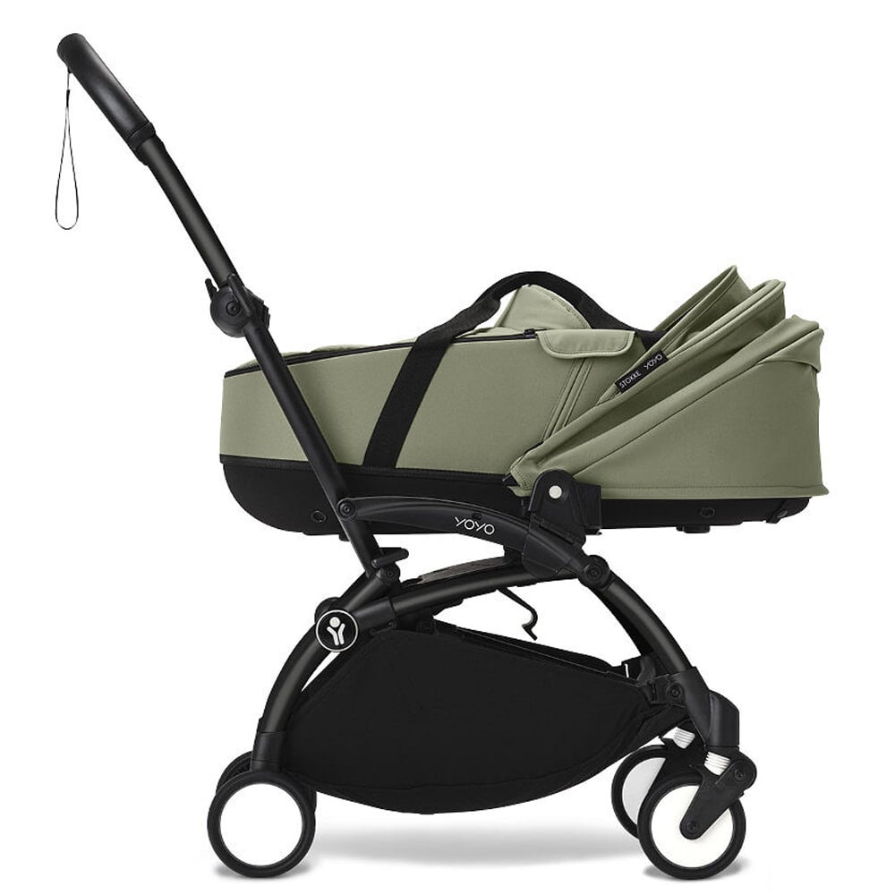 Stokke YOYO Newborn Shell - легка люлька для новонароджених, розбирається на дві частини • Olive Stokke YOYO Newborn Shell - легка люлька для новонароджених, розбирається на дві частини • Olive