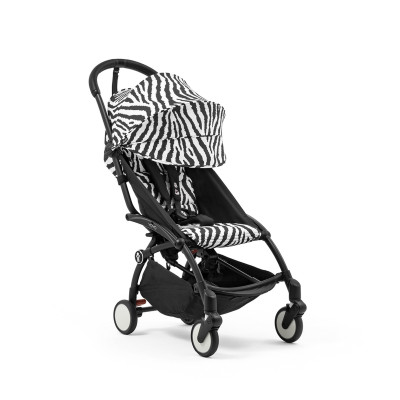Stokke YOYO 6+ - сменный комплект текстиля для шасси YOYO³ (капюшон и сиденье) • Zebra