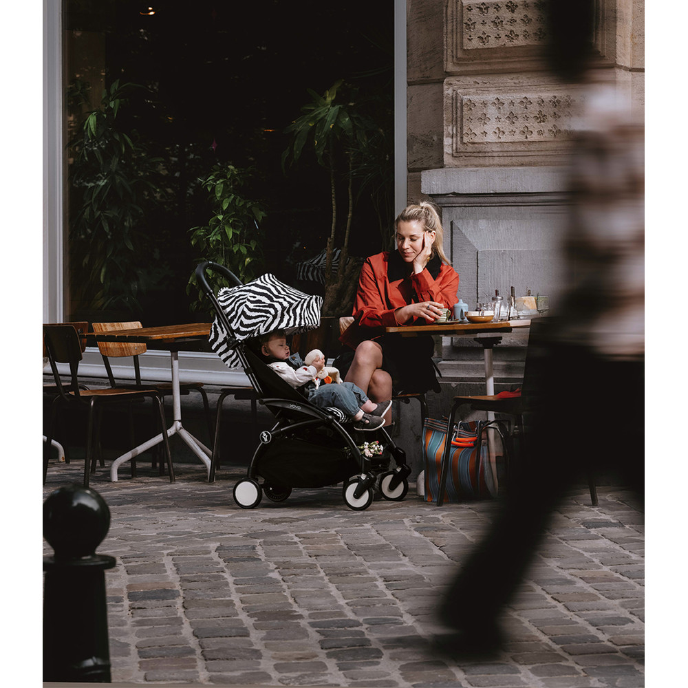 Stokke YOYO 6+ - змінний комплект текстилю для шасі YOYO³ (капюшон і сидіння) • Zebra