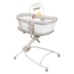 Chicco Baby Hug Armonia 4в1 - ліжечко-стільчик з колискою, шезлонгом і стільчиком для годування • Mother Pearl