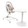 Chicco Baby Hug Armonia 4в1 - ліжечко-стільчик з колискою, шезлонгом і стільчиком для годування • Mother Pearl