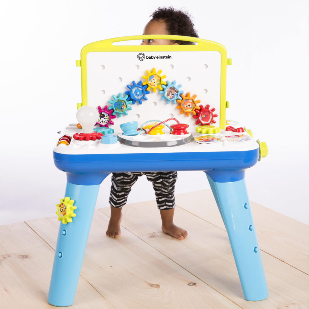 Baby Einstein Curiosity Table - ігровий центр із шестерінками, мелодіями та дошкою для малювання