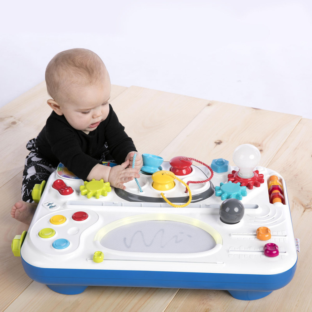 Baby Einstein Curiosity Table - ігровий центр із шестерінками, мелодіями та дошкою для малювання