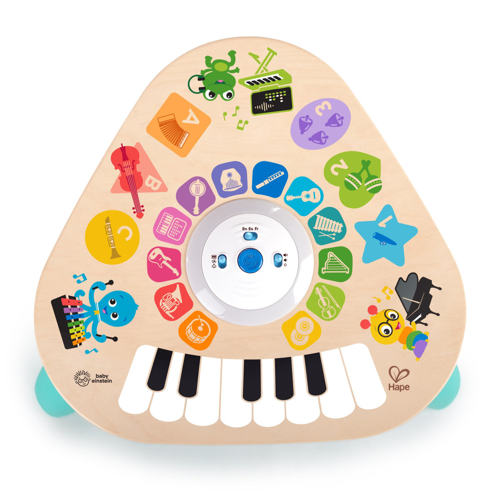 Baby Einstein Clever Composer Tune Table Magic Touch - музичний столик із деревʼяною сенсорною поверхнею і 22 інструментами Baby Einstein Clever Composer Tune Table Magic Touch - музичний столик із деревʼяною сенсорною поверхнею і 22 інструментами