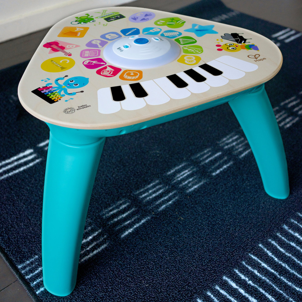 Baby Einstein Clever Composer Tune Table Magic Touch - музичний столик із деревʼяною сенсорною поверхнею і 22 інструментами Baby Einstein Clever Composer Tune Table Magic Touch - музичний столик із деревʼяною сенсорною поверхнею і 22 інструментами