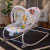 Baby Einstein Dean's Discovery Spot - шезлонг із вібрацією та мелодіями, що перетворюється на крісло для малюків