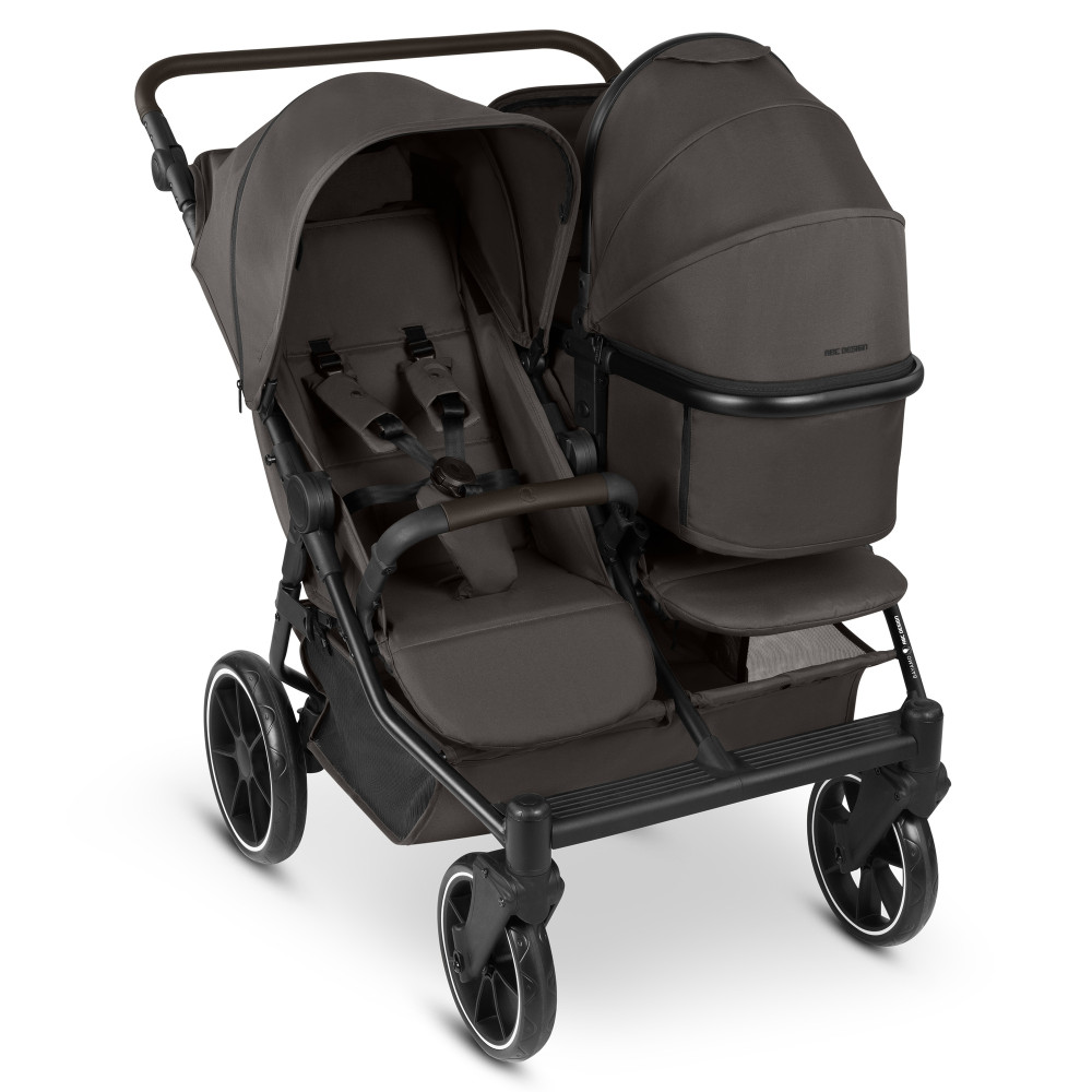 ABC Design Bayamo Carrycot - люлька до коляски для двійні • Nut