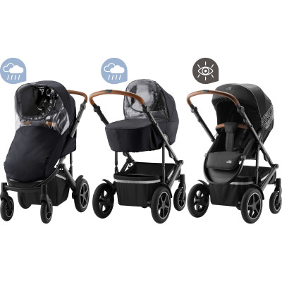Britax Romer Smile III Stay Safe Kit - светоотражающий чехол и два дождевика для коляски Smile III