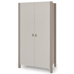 Veres Monaco | Верес Монако 960 - детский шкаф для вещей, двухдверный (96x47x180 см) • Cappuccino Cashmere | Капучино-кашемир Veres Monaco | Верес Монако 960 - детский шкаф для вещей, двухдверный (96x47x180 см) • Cappuccino Cashmere | Капучино-кашемир