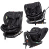 Carrello Sirius 2.0 CRL-8809 - детское автокресло i-Size (0-12 лет / 40-150 см) с функцией поворота 360, крепление Isofix и Top Tether • Midnight Black