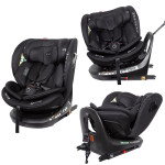 Carrello Sirius 2.0 CRL-8809 - детское автокресло i-Size (0-12 лет / 40-150 см) с функцией поворота 360, крепление Isofix и Top Tether • Midnight Black