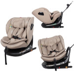 Carrello Sirius 2.0 CRL-8809 - детское автокресло i-Size (0-12 лет / 40-150 см) с функцией поворота 360, крепление Isofix и Top Tether • Sandstone Beige
