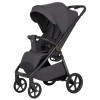 Carrello Bravo Carbon 2026 CRL-5530 - прогулянкова коляска для бездоріжжя, всесезонний візок з підсвіткою (телескопічна ручка, магнітний замок ременів) • Lumber Grey