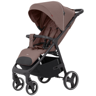 Carrello Bravo CRL-8512 - всесезонна прогулянкова коляска на колесах EVA, амортизація на кожному колесі, спинка в 3 положеннях, складання книжкою, візок вагою 9.8 кг • Fawn Beige