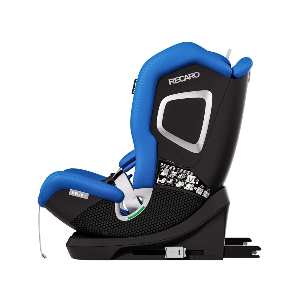 Recaro Velix 1 - детское автокресло i-Size (от 15 месяцев до 12 лет / 76 - 150 см), крепление ISOFIX и Top Tether • Calm Blue