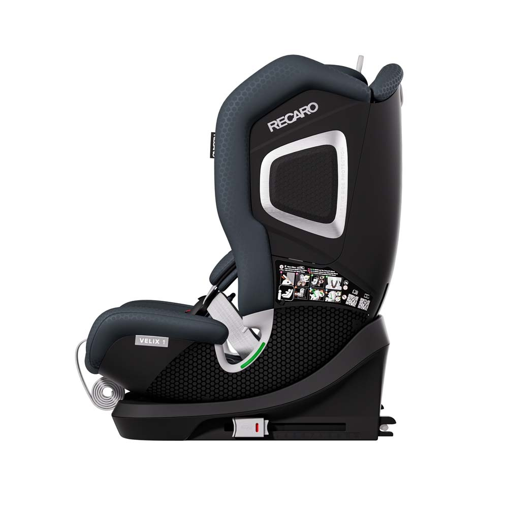 Recaro Velix 1 - детское автокресло i-Size (от 15 месяцев до 12 лет / 76 - 150 см), крепление ISOFIX и Top Tether • Gallant Grey