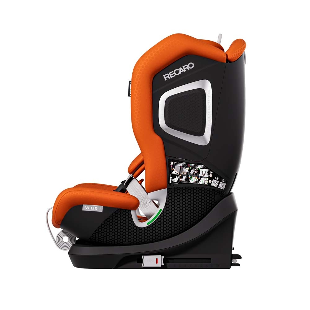 Recaro Velix 1 - детское автокресло i-Size (от 15 месяцев до 12 лет / 76 - 150 см), крепление ISOFIX и Top Tether • Vibrant Orange