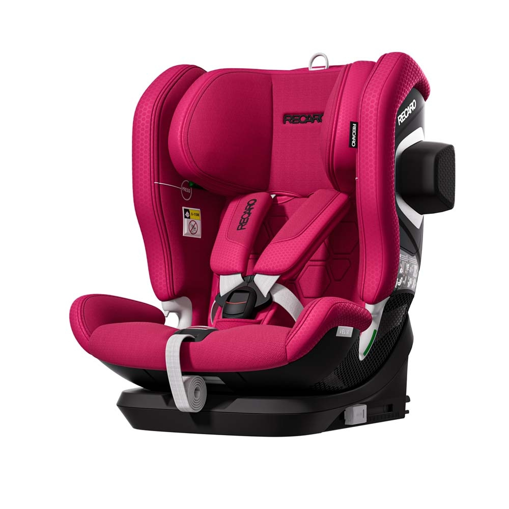Recaro Velix 1 - детское автокресло i-Size (от 15 месяцев до 12 лет / 76 - 150 см), крепление ISOFIX и Top Tether • Wow Pink