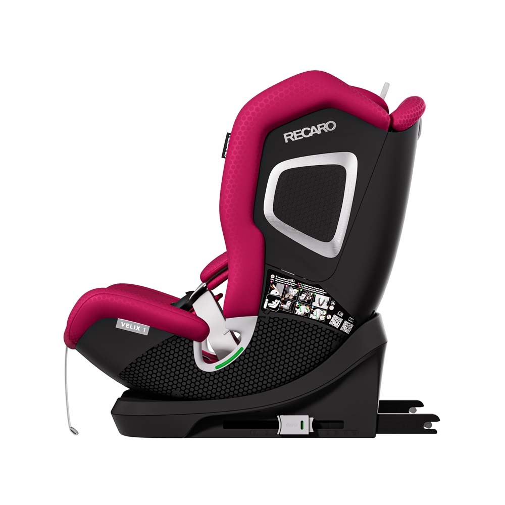 Recaro Velix 1 - детское автокресло i-Size (от 15 месяцев до 12 лет / 76 - 150 см), крепление ISOFIX и Top Tether • Wow Pink