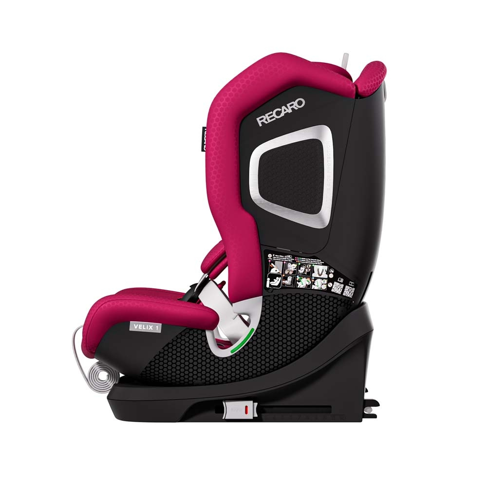 Recaro Velix 1 - детское автокресло i-Size (от 15 месяцев до 12 лет / 76 - 150 см), крепление ISOFIX и Top Tether • Wow Pink