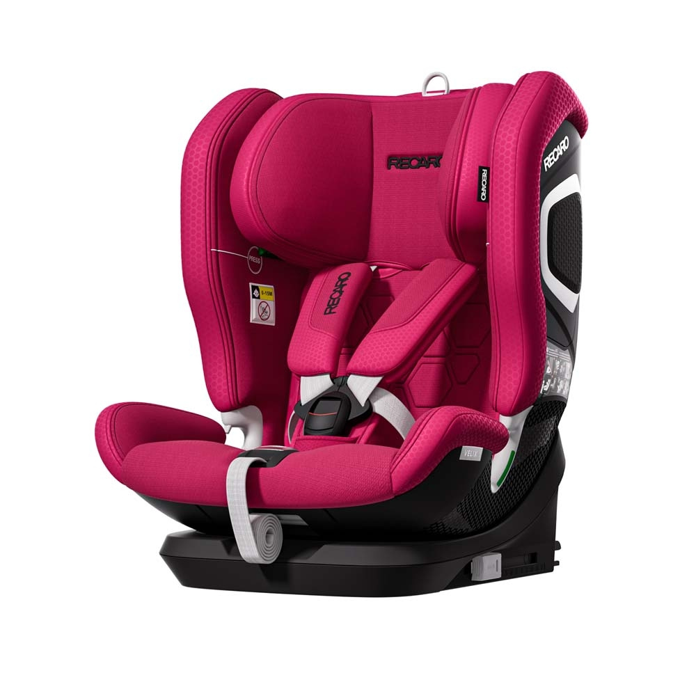 Recaro Velix 1 - детское автокресло i-Size (от 15 месяцев до 12 лет / 76 - 150 см), крепление ISOFIX и Top Tether • Wow Pink